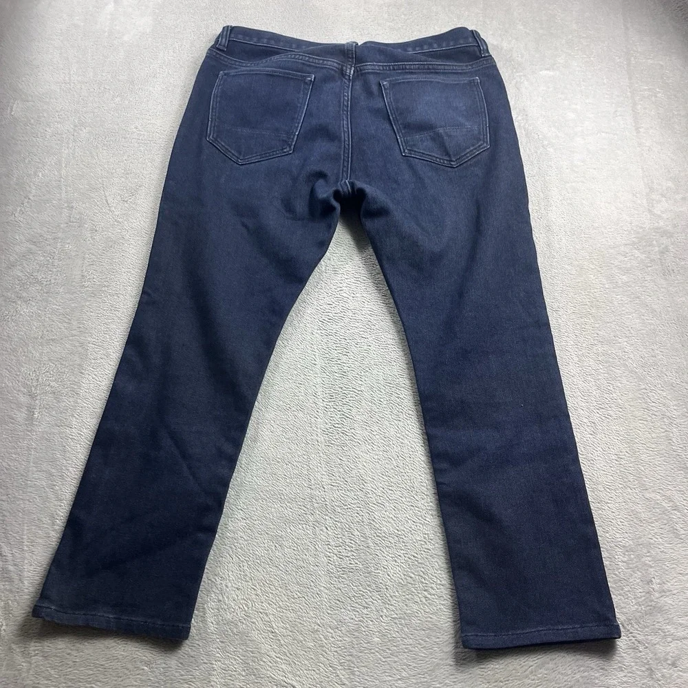Banana Republic Traveler Jean 33x24* Slim Fit Mens Denim Pant‎ Blue Dark Wash